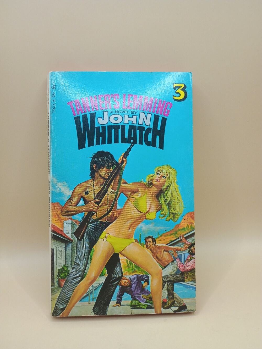 Tanner's Lemming Action VTG Paperback Book by John Whitlatch Revenge Novel 1973